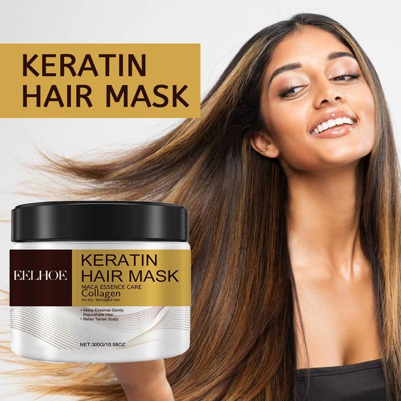 300g 10.58QZ Keratin Hair Mask,  collagen,repair dry damaged hair, apply to all hair types net content  conditioner Haircare Moisturize