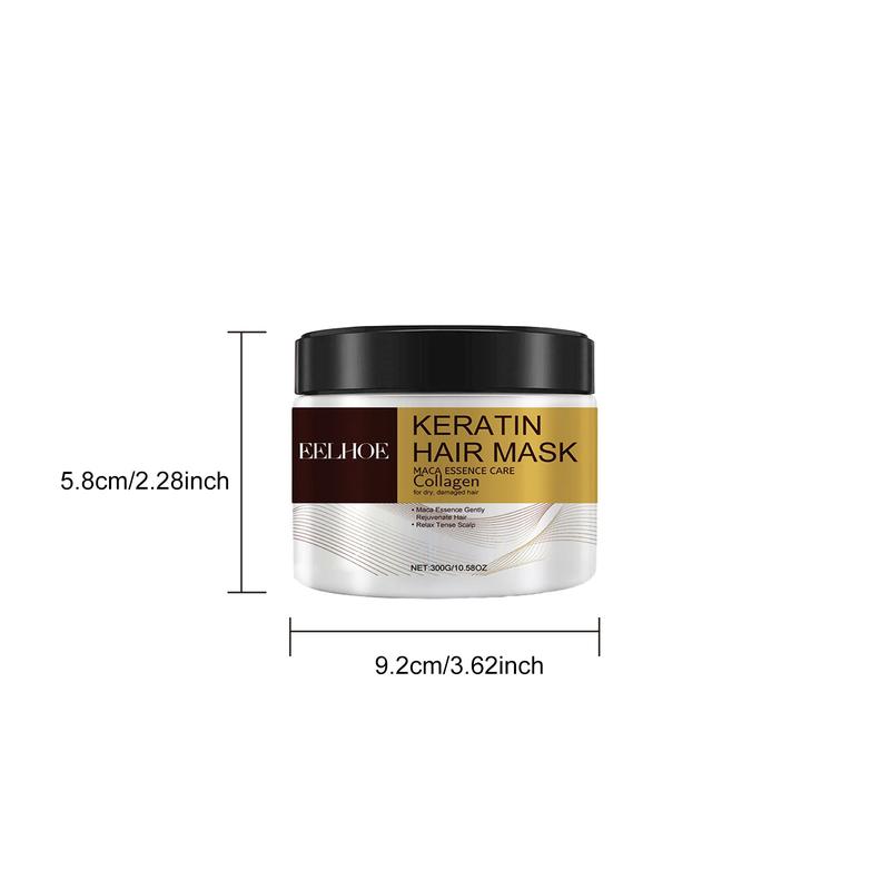 300g 10.58QZ Keratin Hair Mask,  collagen,repair dry damaged hair, apply to all hair types net content  conditioner Haircare Moisturize