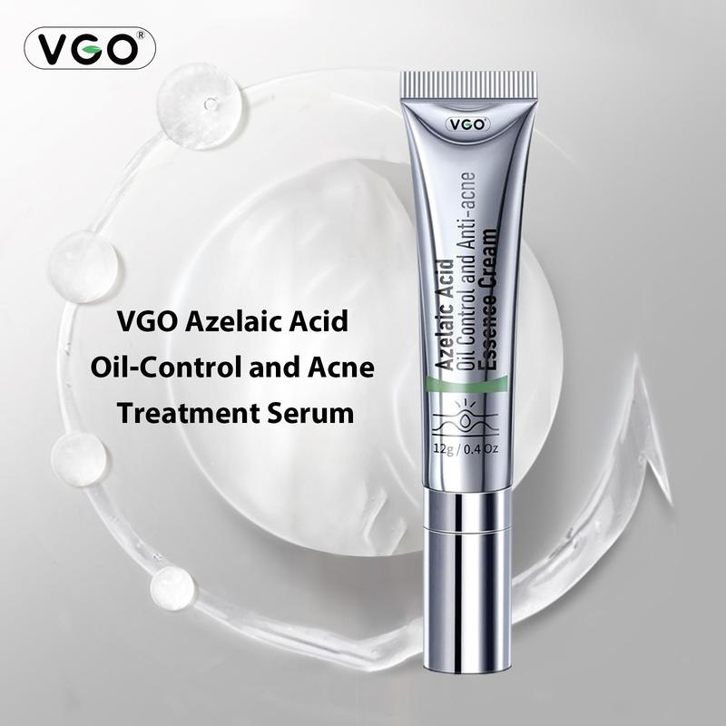 VGO Acne Serum Shrink Pore Facial Serum Peeling Off Skincare  Essence  Comfort Skin Repair Control Scar Acne Kit Cleanser Skincare  Reliefwith Salicylic Acid Facial care set, facial Cream Azelaic Acid