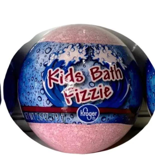 Kroger Kids Bath Bombs Bath Fizzies Set of 12 - Fun and Relaxing Bathtime Experience for Children and Teens - Skin Repair, Kit soap bath ball