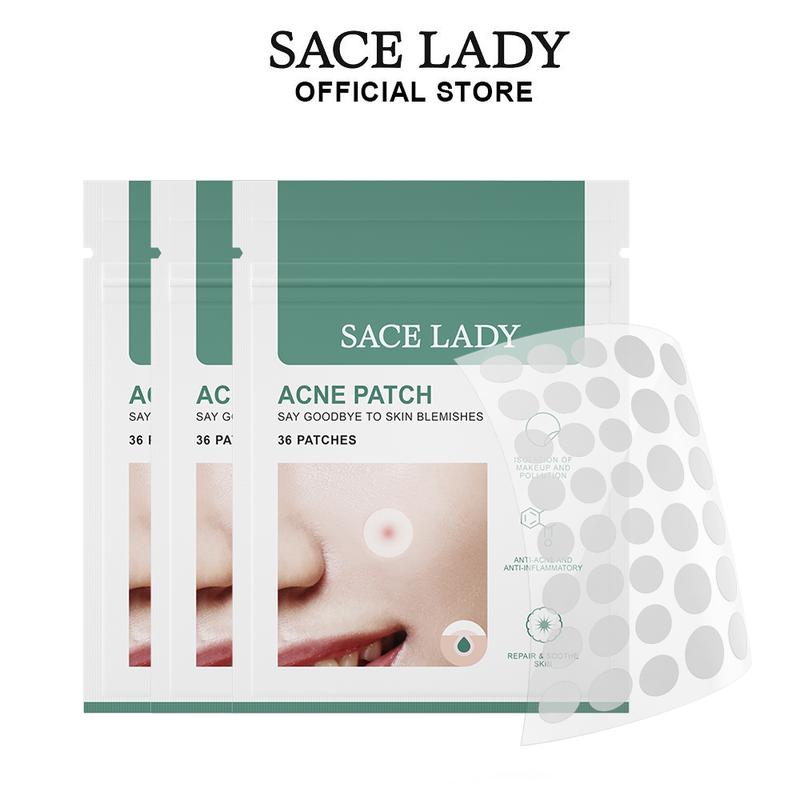 SACE LADY 3 Pcs Pimple Patches for Face Hydrocolloid Acne Patches Zit Patches for Troubled Skin 2 Sizes for all Skin Type