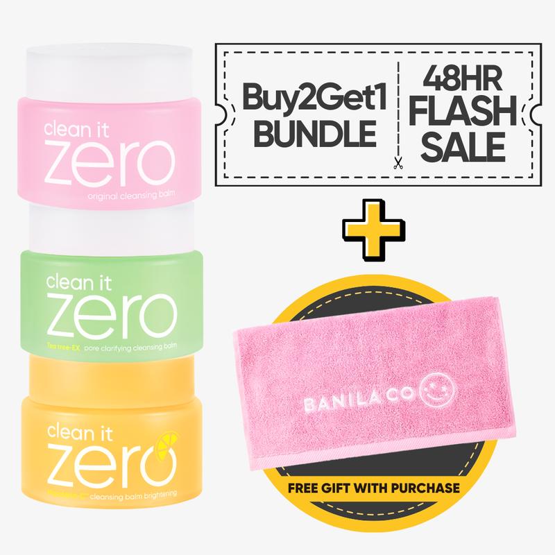 Buy2Get1 Bundle – 3 Full-Size Favorites for the price of 2 + Free Cleansing Towel FLASH SALE BUY 2 GET 1 FREE Moisturizing Skincare Balm