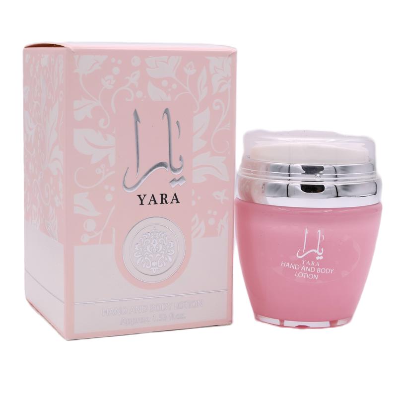 YARA HAND AND BODY LOTION BY ARD AL ZAAFAEAN 1.53FL.OZ Body Care Cream Moisturizing Moisture Silky Smooth Daily Gentle Moisturizer Nourishing Restore Sensitive Comfort