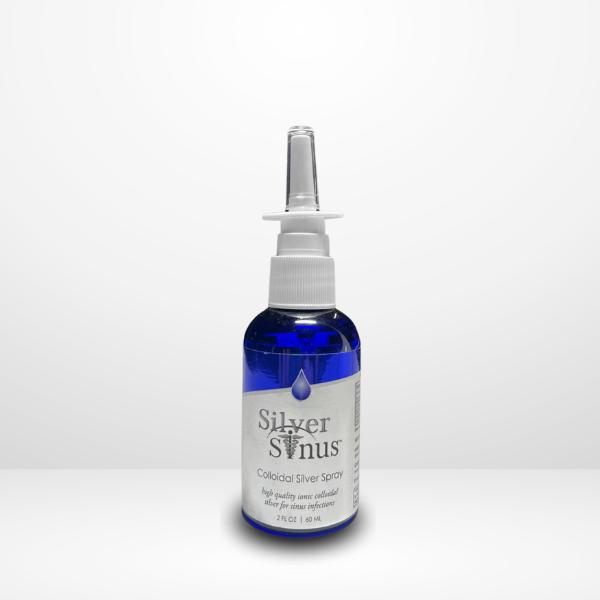 Silver Sinus Colloidal Silver Spray - Gentle Spray for Daily Sinus Relief | 2 fl. oz (60ml) nasal rinse colloidal silver for sinus infection colloidal silver nose spray colloidal silver for nasal congestions colloidal silver nasal rinse