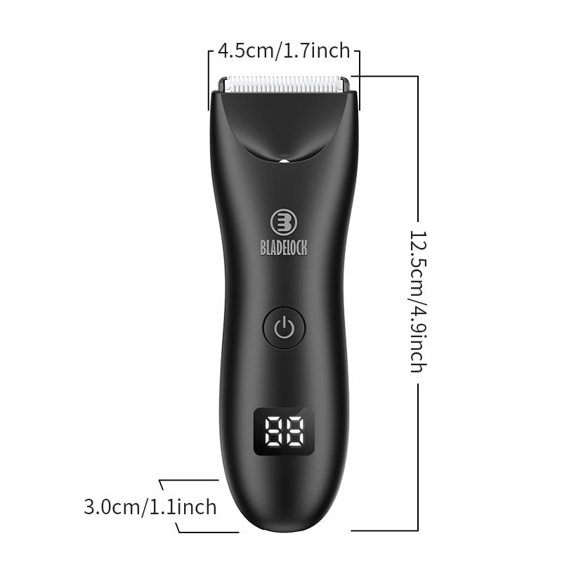 Men Electric Groin Hair Trimmer Legs Underarm Public Hairs Personal Care Appliance for Men Shaver Body Clipper Ultimate Male Multifunctional Portable USB Rechargeable Comfort Hair Clipper