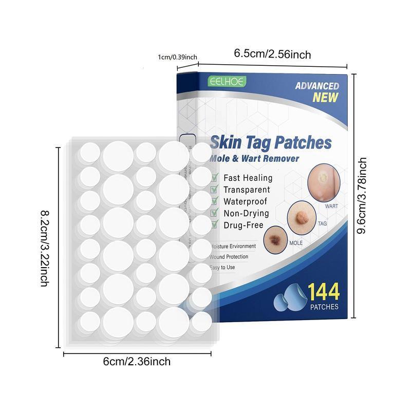 Skin Tag Cover Patches, 2 Boxes Acne Pimple Patch for Covering Zits and Blemishes, Mole & Wart Remover, Skin Care Product, Christmas Gift