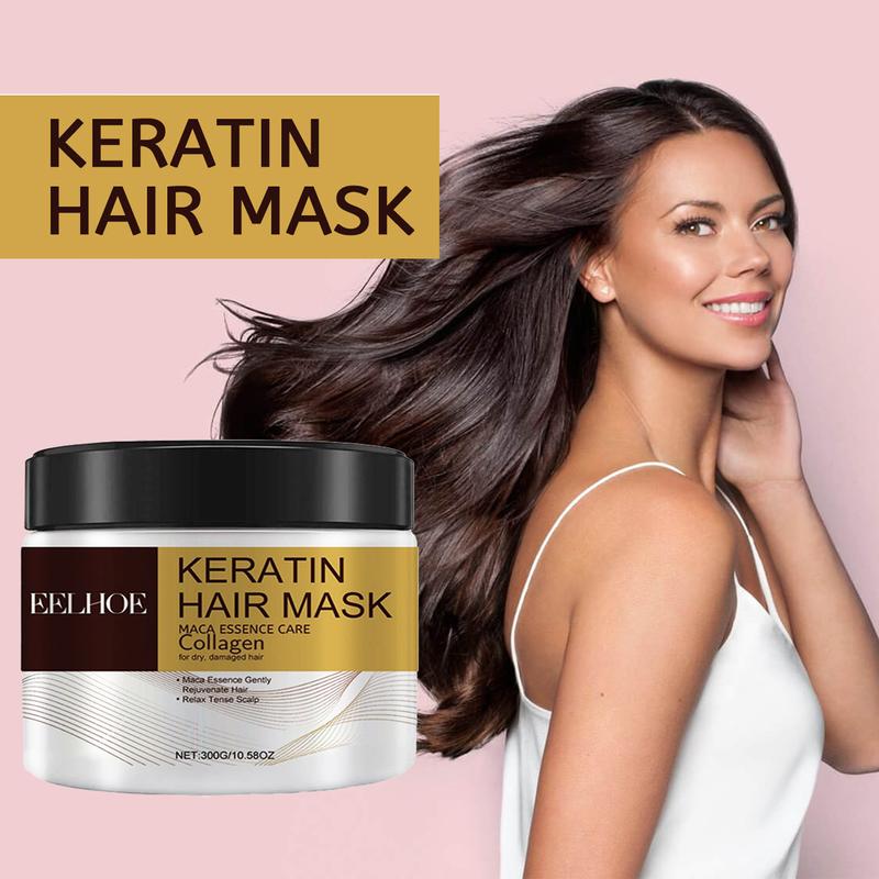 300g 10.58QZ Keratin Hair Mask,  collagen,repair dry damaged hair, apply to all hair types net content  conditioner Haircare Moisturize