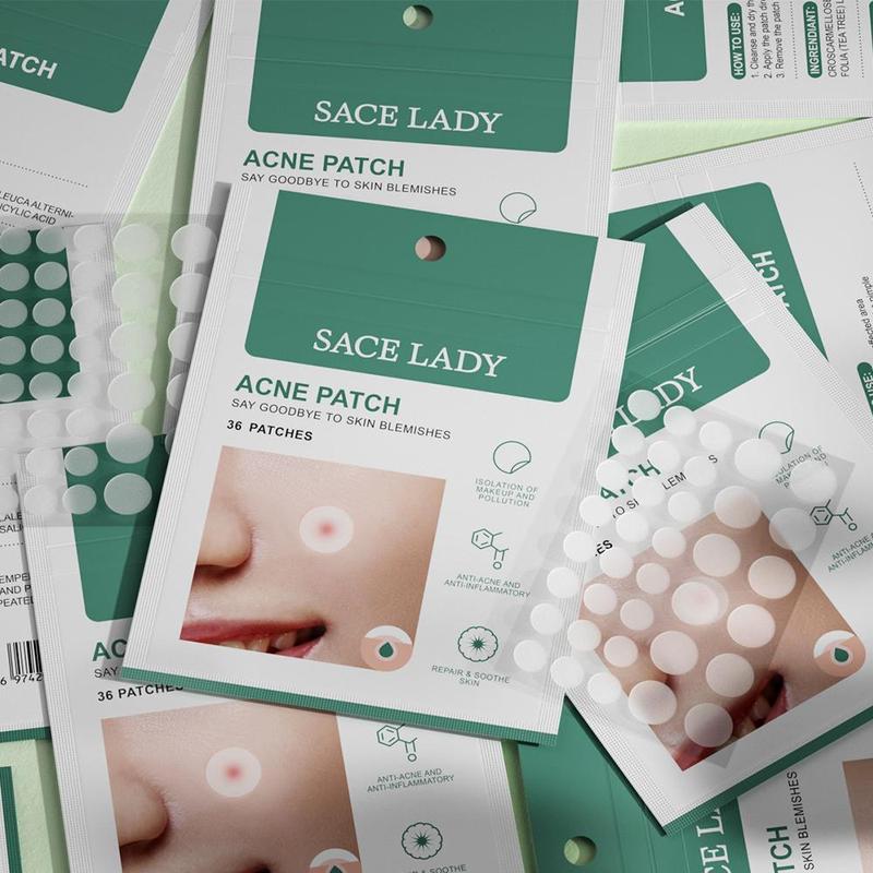 SACE LADY 3 Pcs Pimple Patches for Face Hydrocolloid Acne Patches Zit Patches for Troubled Skin 2 Sizes for all Skin Type