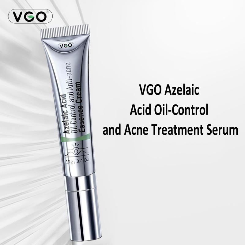 VGO Acne Serum Shrink Pore Facial Serum Peeling Off Skincare  Essence  Comfort Skin Repair Control Scar Acne Kit Cleanser Skincare  Reliefwith Salicylic Acid Facial care set, facial Cream Azelaic Acid