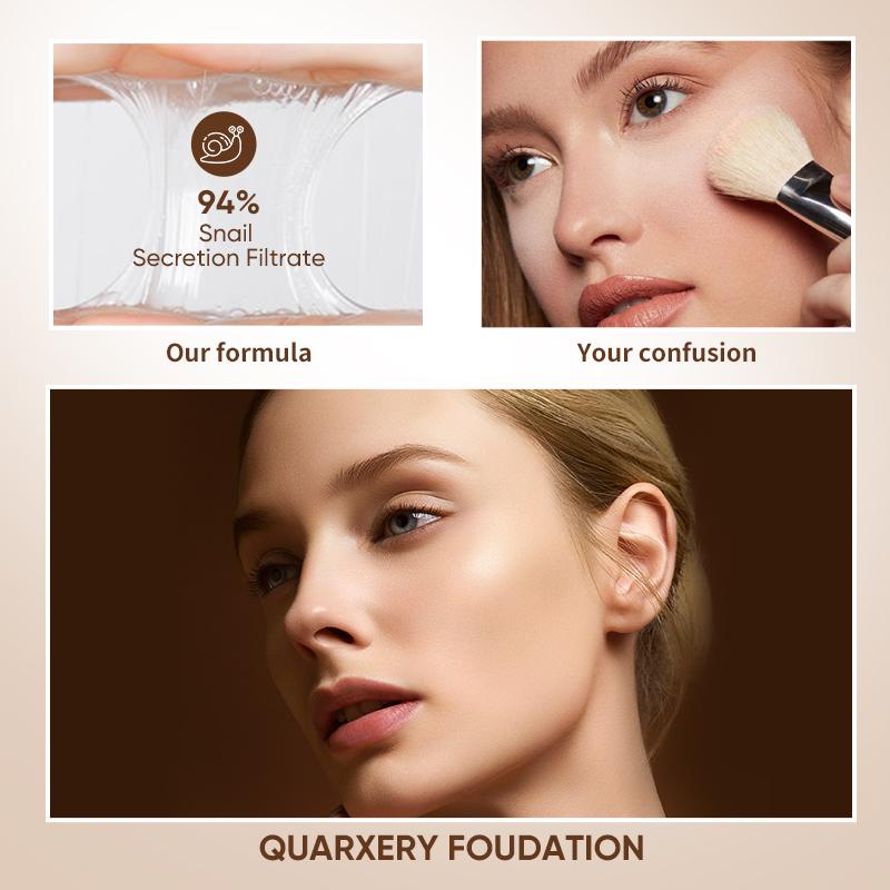 QUARXERY Snail Original Liquid Moisturizing Makeup Holding liquid foundation Concealer Cosmetic Moisturize black friday deals