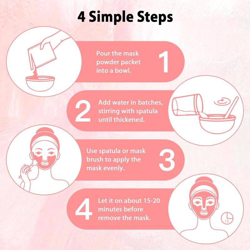 Jelly Mask for Facials Professional,10 Pack Jelly Mask Powder with Face Mask Mixing Bowl Set, Peel Off Hydrojelly Mask, Modeling Rubber Mask for Hydrating, Nourishing & Soothing