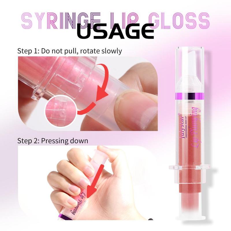 Juicy Moisturizing Lip Gloss, Glossy Lip Glaze Stick, Plumping Lip Oil for All Occasions Makeup, Girls and Women