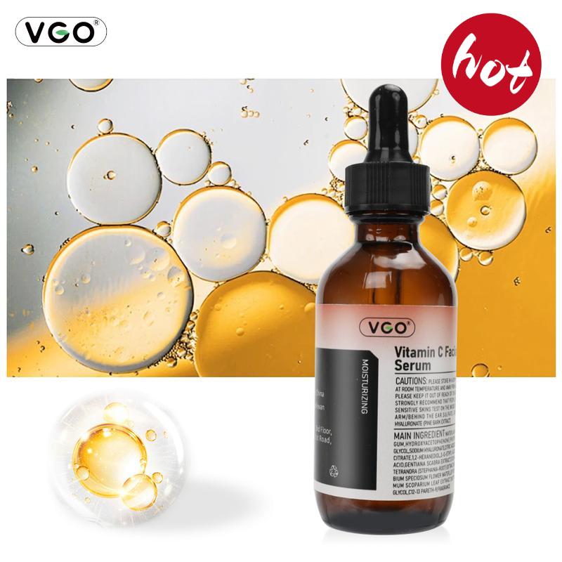 VGO Vitamin C Facial Serum Essence, 30ml   60ml-A2 Moisturize Skincare Daily Delicate Gentle Acne Cleanser Cream