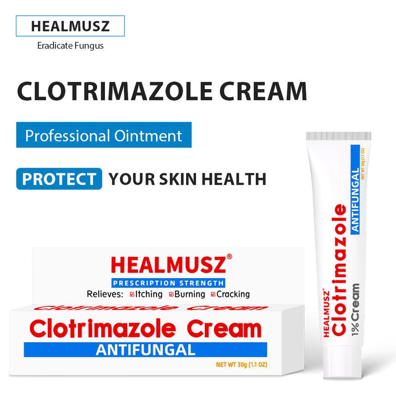 HEALMUSZ Antibacterial Care Foot Cream - Antifungal Skin Treatment for Itching, Burning and Cracking