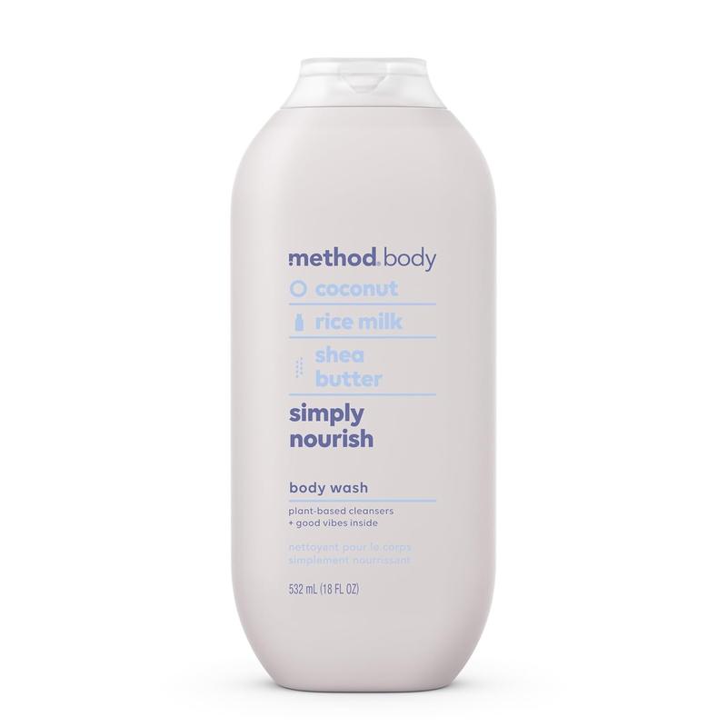 Method Body Wash, Simply Nourish, Paraben and Phthalate Free, 18 Oz (Pack of 1) SC Johnson