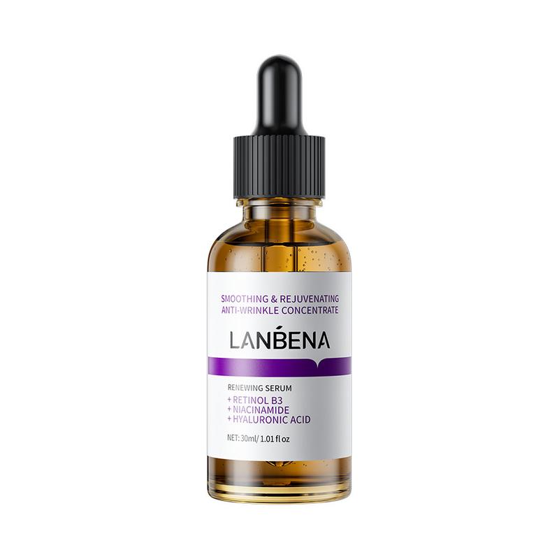 LANBENA Renewing Anti Aging Serum Tighten 3A Retinol Peptides 30ml Skin care Pack Tomato Pack Flower Antibacterial Gentle Comfort Skin Repair