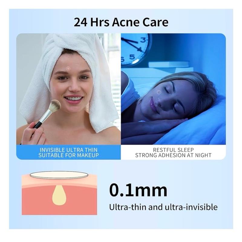 Pimple Patches for Face 288 counts, Hydrocolloid Acne Patches for Covering Zits and Blemishes, 2 Sizes of Ultra-Thin Spot Patch for All Skin Types