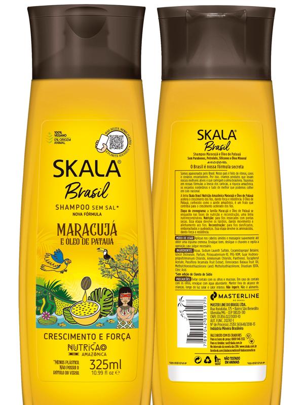 Skala Expert Maracuja Shampoo and Condicional Kit - 325 ml - 100% Vegan