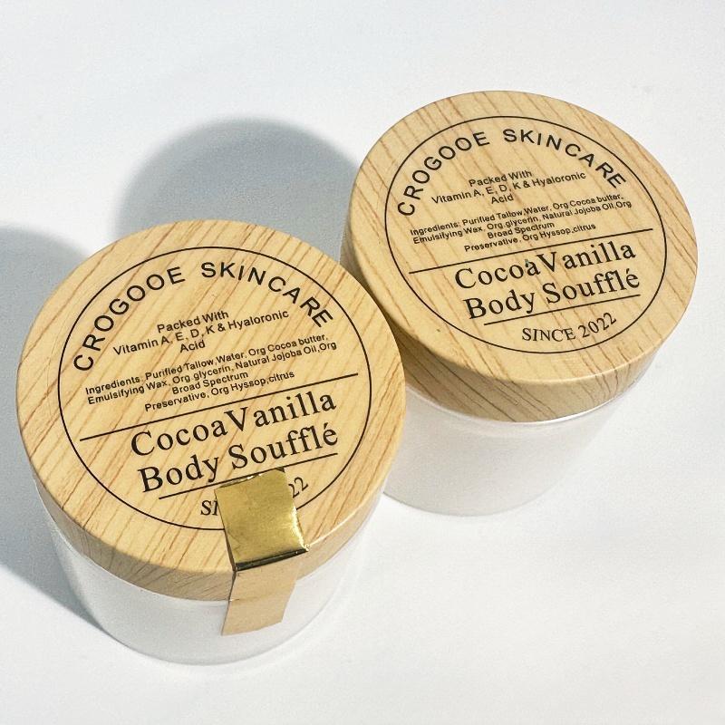 Cocoa Vanilla Body Soufflé Model 1 - Hydrating, Soothing, and Healing Skincare - Chocolate, Body Care Lotions Cosmetic Comfort Moisture Moisturizer