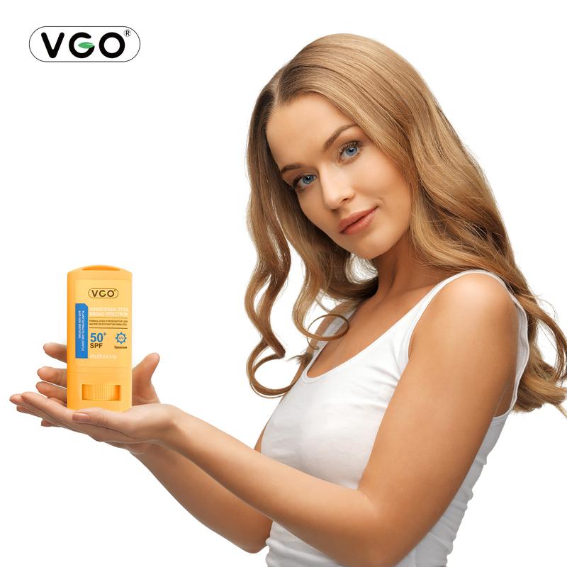 VGO-Sunscreen Stick Broad Spectrum SPF 50+ Sunscreen Moisturizing Ceramide Portable-A