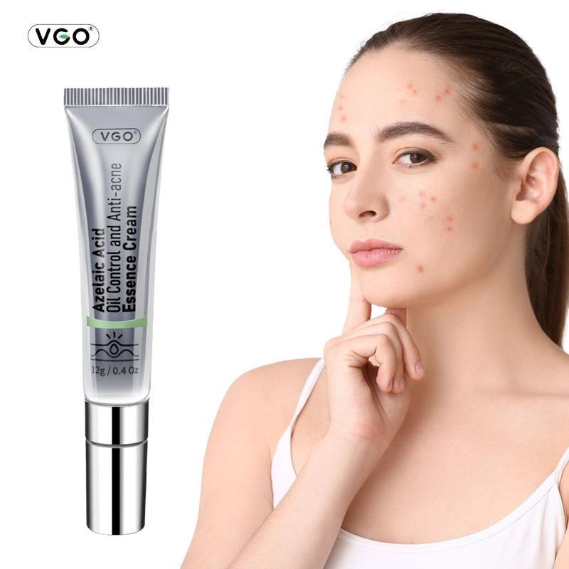 VGO Acne Serum Shrink Pore Facial Serum Peeling Off Skincare  Essence  Comfort Skin Repair Control Scar Acne Kit Cleanser Skincare  Reliefwith Salicylic Acid Facial care set, facial Cream Azelaic Acid