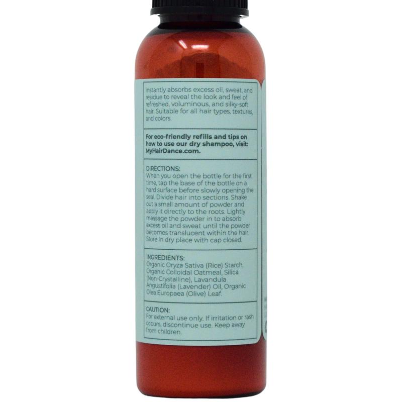 Dry Shampoo Powder in Lavender - Organic Ingedients - Lightweight & Volumizing  - 1 oz