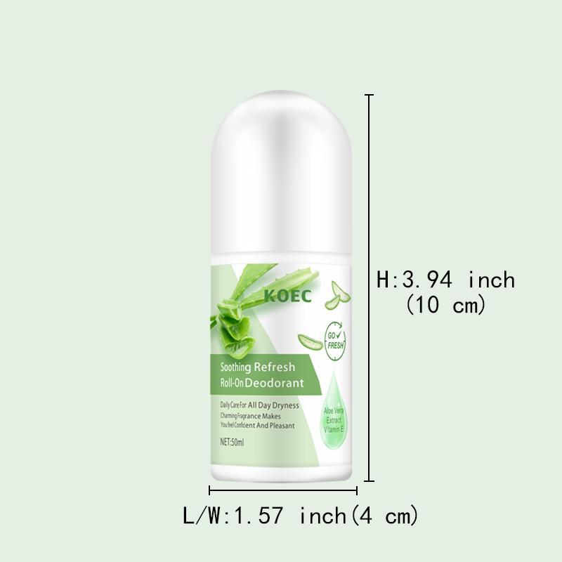 50ml Refresh Roll-on Deodorant, Natural Deodorant With Fresh Fragrance, Effective Protection Against Body Odour