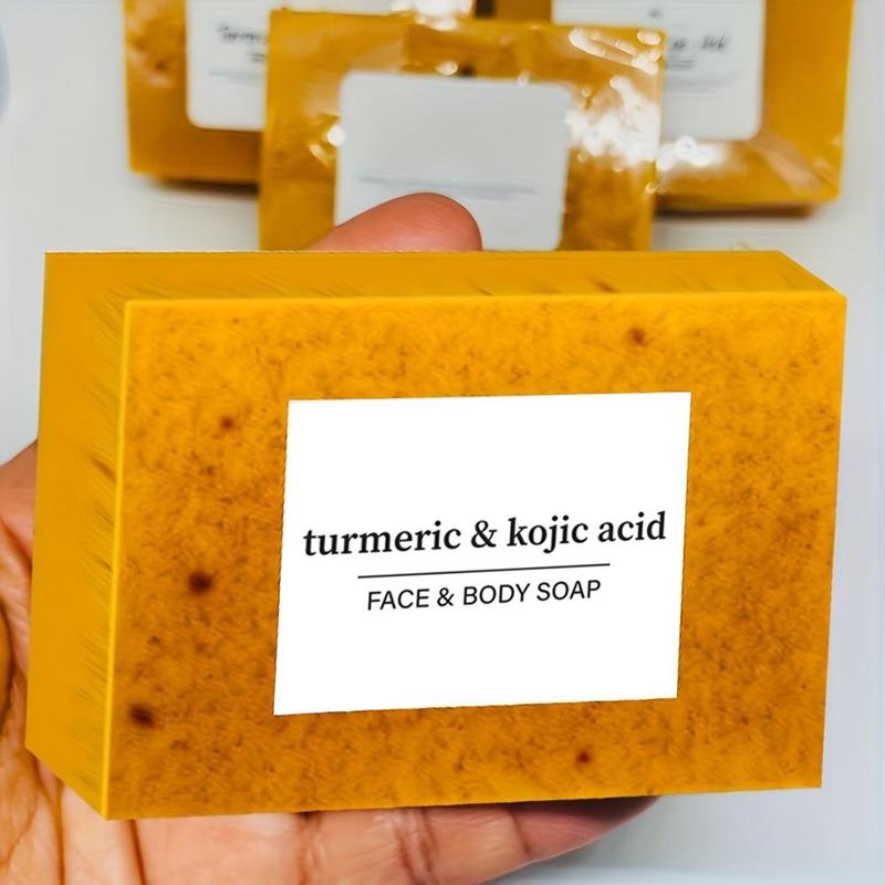 Turmeric Soap Bar, 2 Counts set Natural Moisturizing Soap Bar, Deep Cleansing Soap Bar for Face & Body, Daily Skincare Product for Women & Men