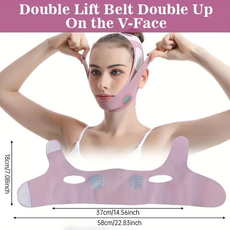 Reusable V Line Mask Facial Slimming Strap Double Chin Reducer Chin Up Mask Face Lifting Belt V Shaped Slimming Face Mask, Black Friday, Christmas Gift