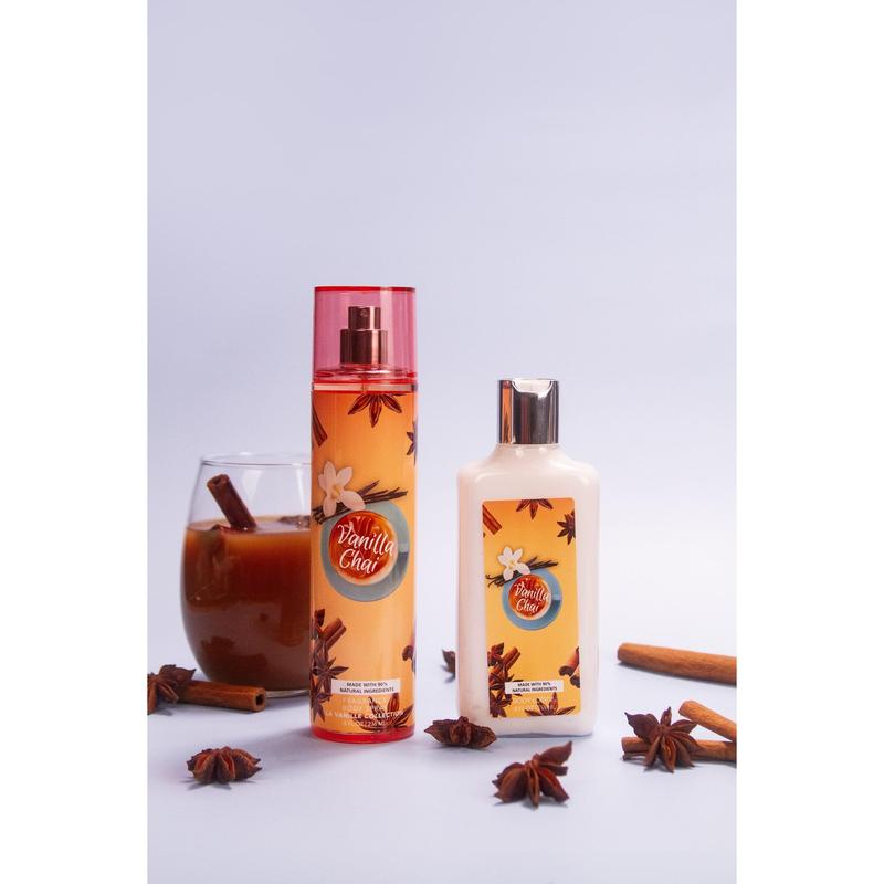 Vanilla Chai Body Mist & Lotion Set | Cozy Spice in Every Spritz