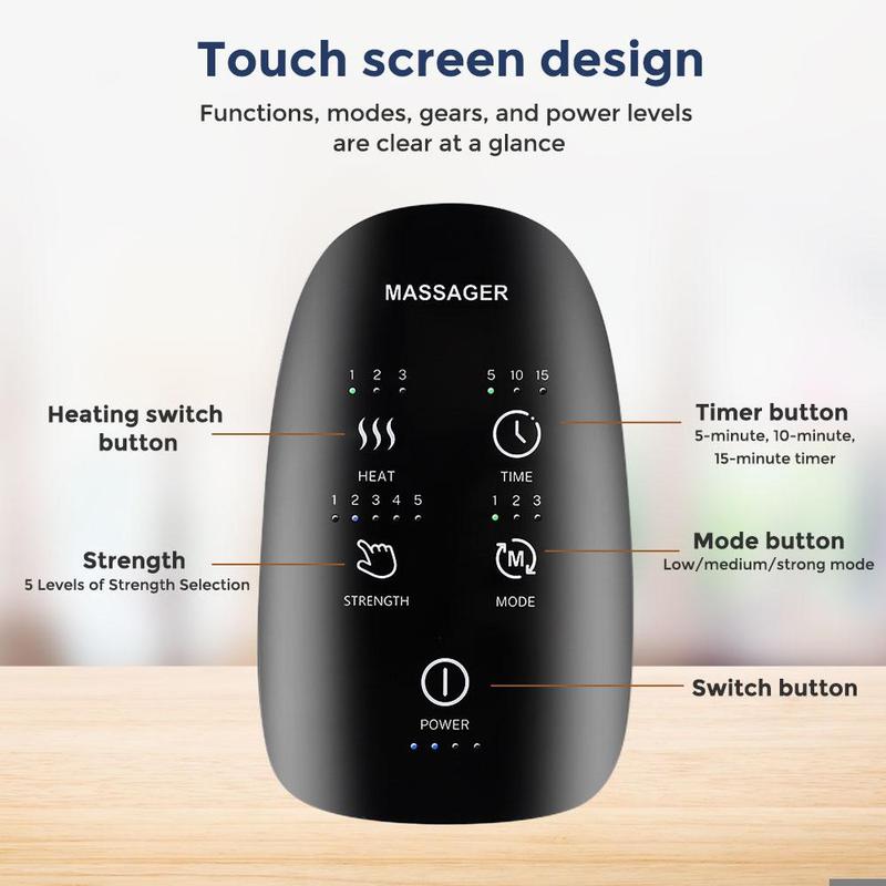 Electric Hand Massager, 1 Count Type-C Rechargeable Hand Massager, Hand Massage Tool for Home & Travel, Birthday Gift