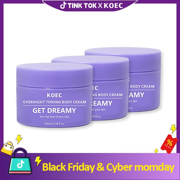 KOEC Overnight Toning Whip - Body Firming Whip That Works While You Sleep - Helps Target The Appearance Of Loose Skin On The Body Body Care Cream