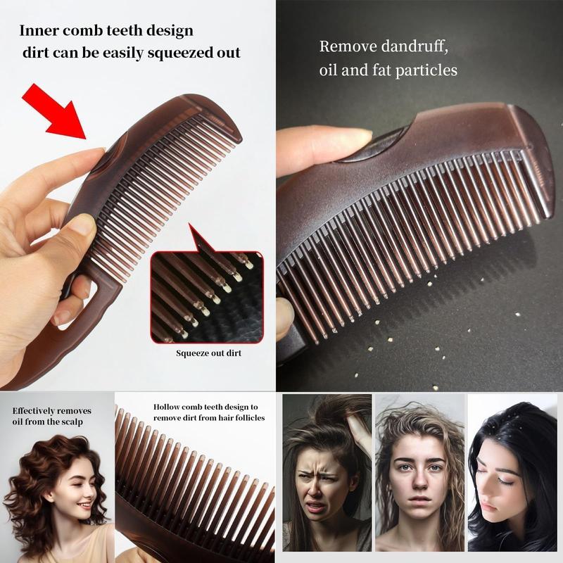 Dandruff Comb- Scalp Massage Comb -Hair Care Comb- Healthy Scalp -Improve Hair Quality Remove Dandruff and Dirt-Bathroom Products for Women Men