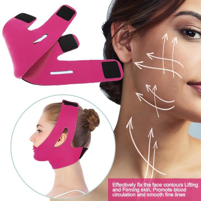 Double Chin Breathing Exercise Bandage, Facial Skin Lifting Strap, Face V Line Trainer, Face Strap for Women, Gentle Face Slimming & Tightening Bandage, Face Care Skincare Products, Christmas Gift