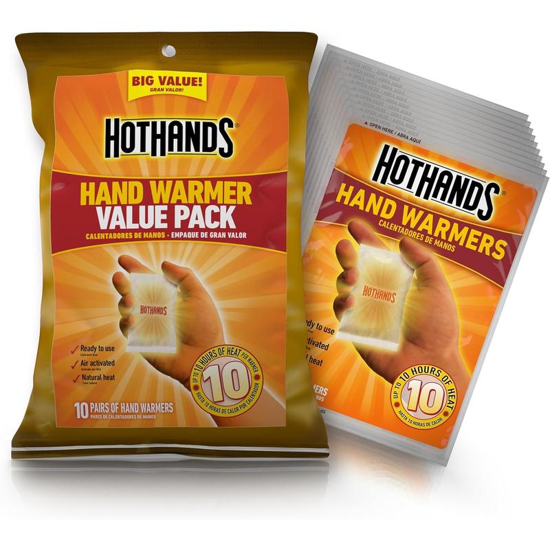 Hothands Hand Warmer Value Pack, 10 Count (Pack of 1) Heatmax