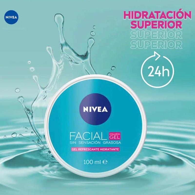 Nivea Facial Gel with Hyaluronic acid  Moisturizers for Skin Care - Skincare Hydrate Moisture