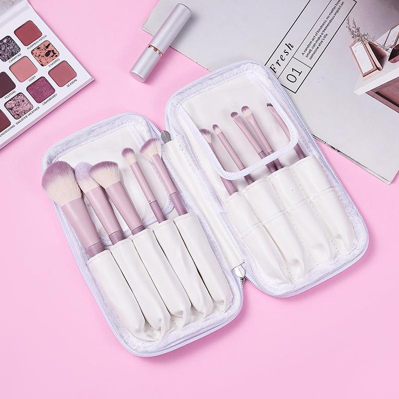 Makeup Brush Set with Storage Bag, 10pcs set Professional Makeup Brush with Soft Bristles, Multifunctional Makeup Tool for Women & Girls