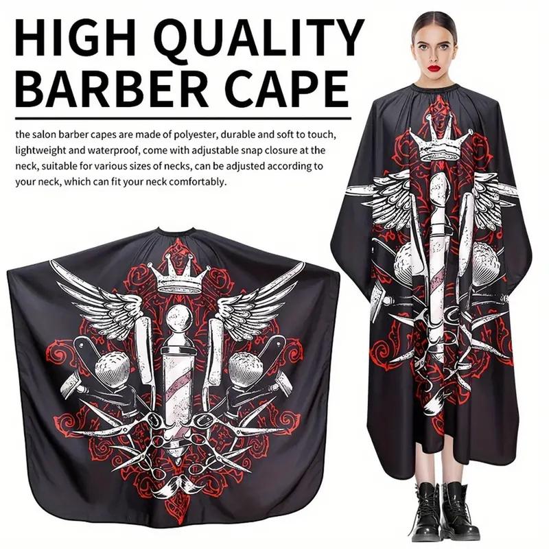 Barber Cape with Elastic Neck Band,  Professional Hair Styling Accessories for Barber Shop, Hair Styling Tools for Men & Women