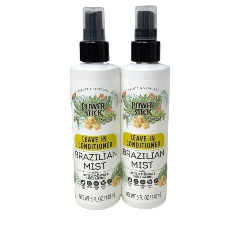 2-Pack, Leave-In Conditioner, Brazilian Mist with Notes Of Pistachio and Salted Caramel, Set-5Fl Each-Hair Care