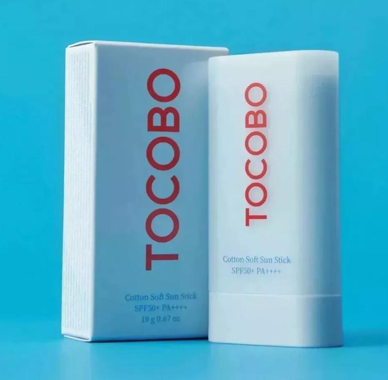 TOCOBO Cotton Soft Sun Stick SPF50+ PA++++ Smooth Invisible Matte Finish 19g Facial Skincare Sunscreen Soothing