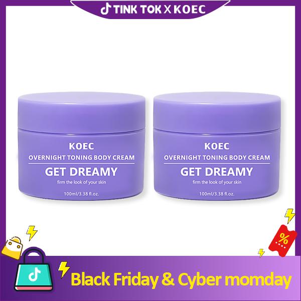 KOEC Overnight Toning Whip - Body Firming Whip That Works While You Sleep - Helps Target The Appearance Of Loose Skin On The Body Body Care Cream