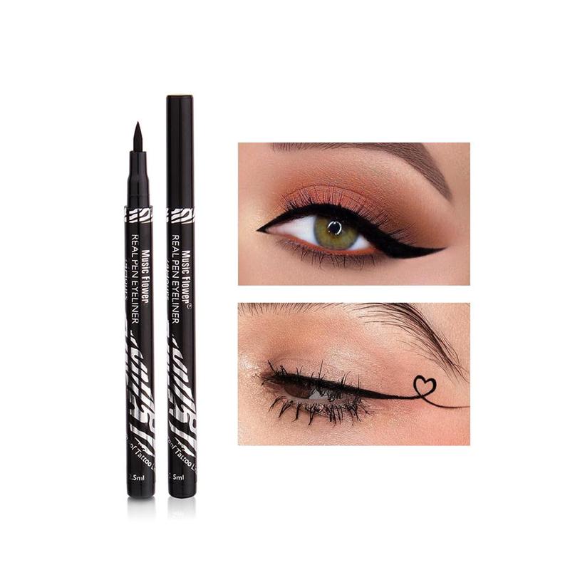 Matte Waterproof Eyeliner, 1 Count Smudge Proof Eyeliner, Quick Drying Liquid Eyeliner Pen, Makeup Product For Women & Girls