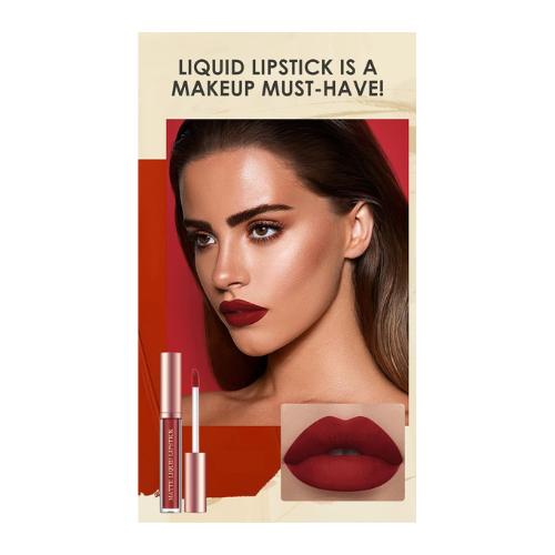 12Pcs Matte Liquid Lipstick + Lip Liner Pens Set, One Step Lips Makeup Sets Pigment Velvety Nude Lip Stain Waterproof Long Wear Lip Gloss Make up Gift Set (Set B) Color Daily