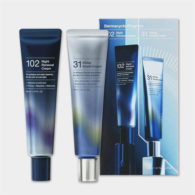 31 All-Day Shield Cream & 102 Night Renewal Cream,All-day & Night 2-Pack Cream for Face,  Intensive Skin Care, All-day Protection Cream, Skin Firming Facial Serum, Night Renewal Cream