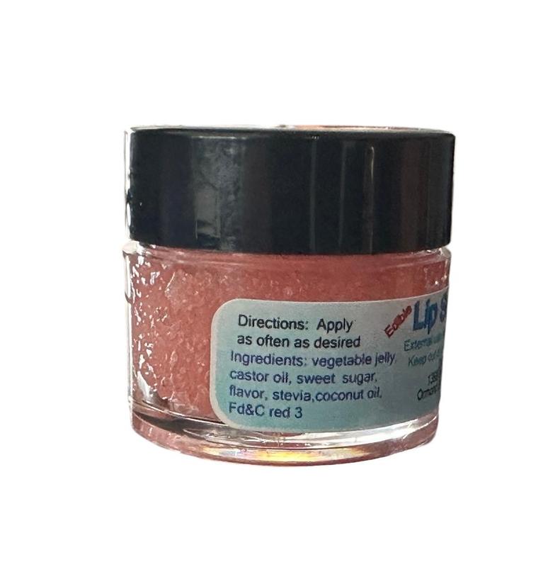 Diva Stuff Candied Apple Lip Scrub, Moisturizing, Exfoliating, Repairing and Softening, Tastes Amazing , Natural Ingredients and Made in the USA, .25 Oz Jar