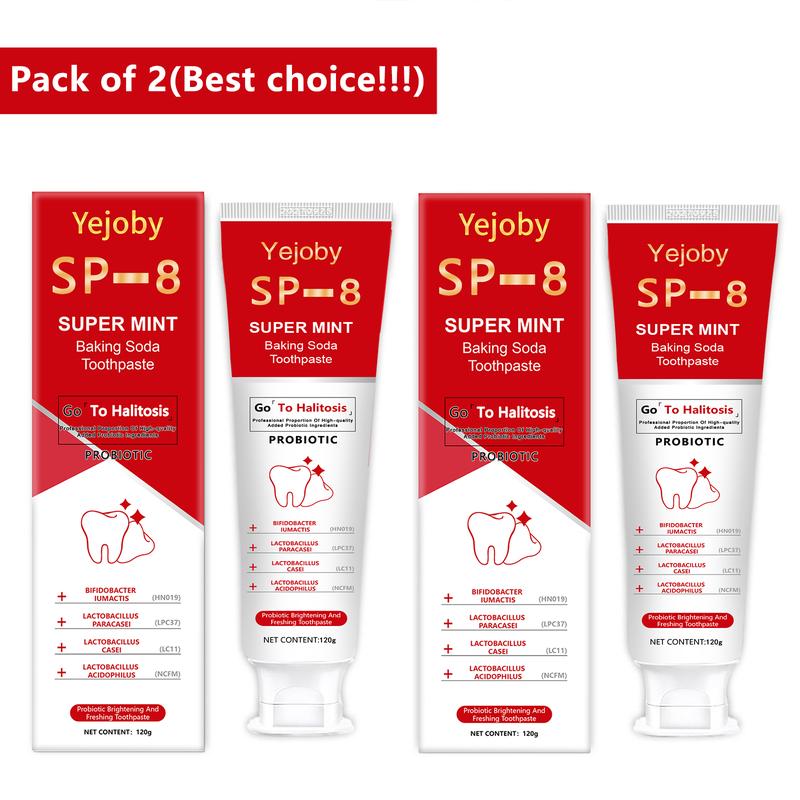 [Upgraded Version] Super Probiotic Sp-8 Toothpaste, Sp-8 Ultra Whitening Toothpaste, Sp 8 Toothpaste,Fresh Breath, Sp-8 Toothpaste 4.9 oz SP-10,SP-10 SP-6 SP-4 sp-10 sp-6 sp-4 sp8 sp6 sp4 SP-10