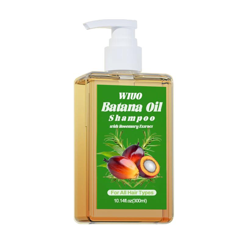 WIUO Batana Oil Shampoo, natural treatment to reduce hair loss and promote hair growth （10.14 oz   300 g)