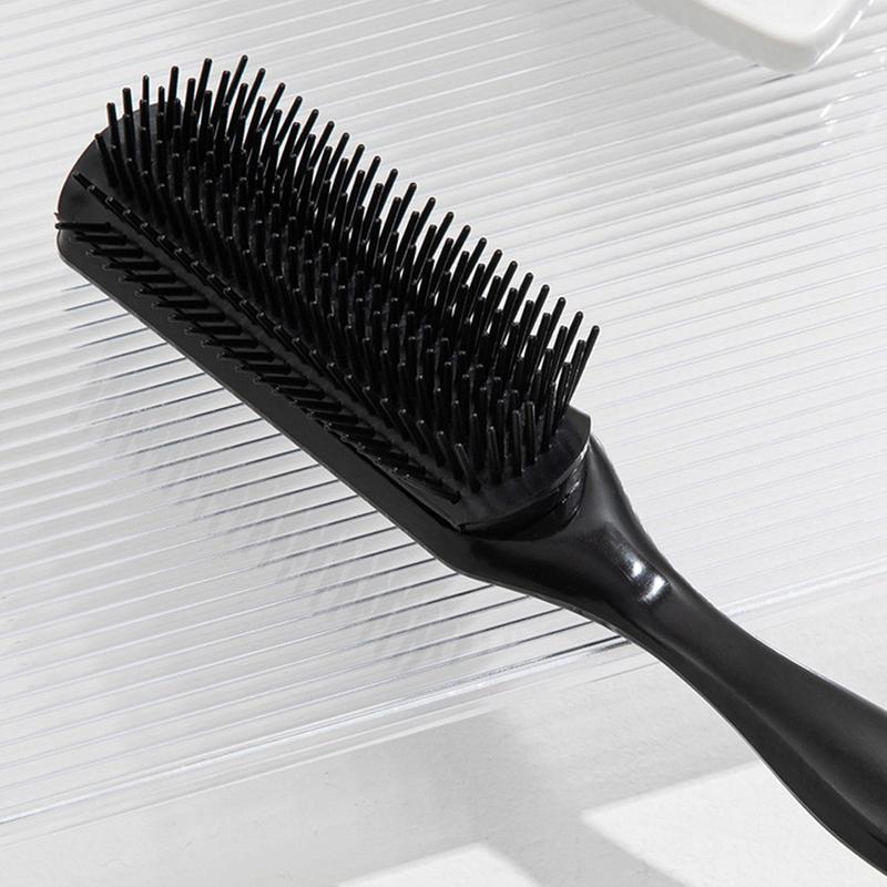 Detachable Design Hair Brush, Nine Row Comb Teeth Hair Comb, Hair Styling Comb for Women & Men