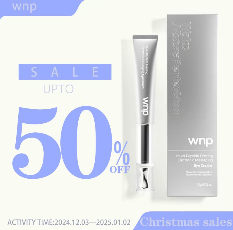 WNP Wrinkle Eraser Multi-Peptide Firming Electronic Massaging Eye Cream for Comfortable Skin Care