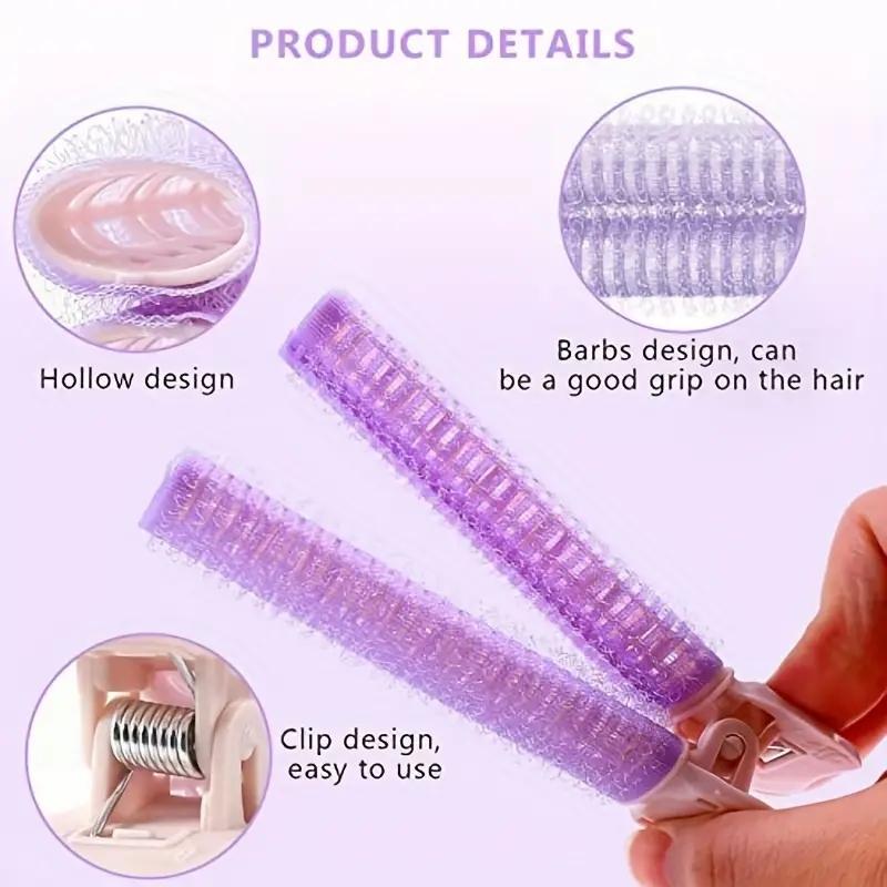 Diy Instant Hair Root Lift & Curling Clip, 8 Counts Magic Hair Clip Set, Professional Hair Styling Tools for Women & Girls